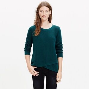 MADEWELL Feature Pullover Sweater in Utopian Pine Size Medium